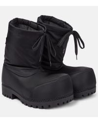【24AW NEW】BALENCIAGA_women / Alaska ファーハイブーツ /90mm Balenciaga 90mm Alaska Fur Boots in Black | Lyst