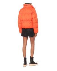 doudoune nike orange femme