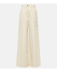 Max Mara Aureo Coulisse Pants in Grey | Lyst Australia