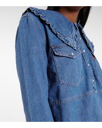 Ganni X Levi's® Denim Shirt in Blue | Lyst Australia