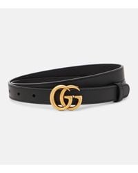 Gucci GG Stretch leather Belt in Black Lyst Australia