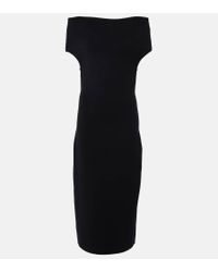 TOTEME トーテム 服 ワンピース Ribbed-knit off-shoulder756730 TOTEME トーテム 服 ワンピース Ribbed-knit off-shoulder756730