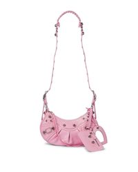Balenciaga Le Cagole Xs Leather Shoulder Bag in Pink - Lyst