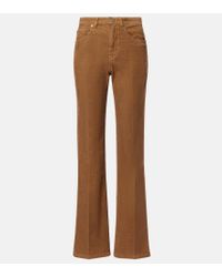 パンツ Saint Laurent Medallion Pattern Trousers Saint Laurent Medallion Pattern Trousers in Gray | Lyst