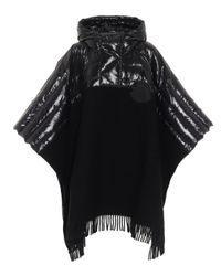moncler down poncho