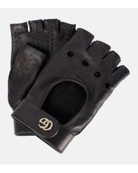 GUCCI Fingerless leather gloves スカート Gucci x adidas Fingerless Leather Gloves Black - SS22 - US
