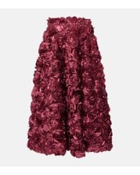 ROTATE BIRGER CHRISTENSEN Sun Maxi Skirt in Yellow | Lyst