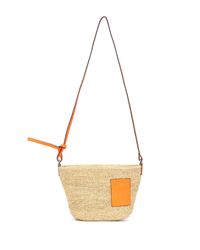 Paula's Ibiza bolso Pochette de rafia Loewe | Lyst