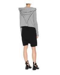 Rick Owens Gray Cotton Sweatshirt