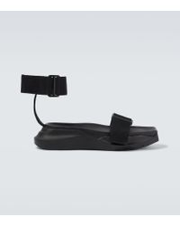 Rick Owens Black Geth Sandals for Men | Lyst