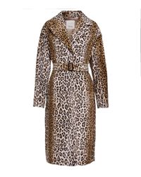 leopard print coat size 18