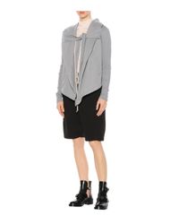 Rick Owens Gray Cotton Sweatshirt