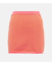 Tropic of C Sierra Striped Miniskirt - Pink