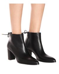 stuart weitzman gardiner block heel ankle bootie