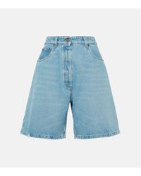 CELINE｜JEANS (SKATE SHORTS IN ELECTRIC SKY WASH DENIM ( skate shorts in electric sky wash denim - ELECTRIC SKY | CELINE