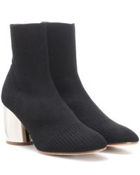 Proenza Schouler Black Stretch-jersey Ankle Boots
