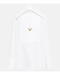 Valentino Chemise VGOLD en coton - Blanc