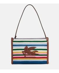 【関税・送料込】Etro Libra XS Shoulder Bag ETRO Libra Shoulder Bag | Blue | FARFETCH