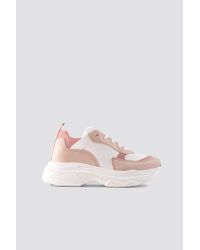 chunky trainers pink