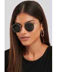 metal round ray ban