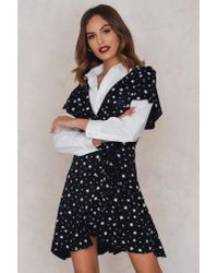 boohoo star wrap dress