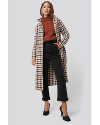 multicolor wool coat