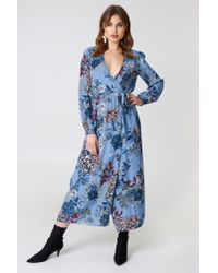 gestuz begonia wrap dress
