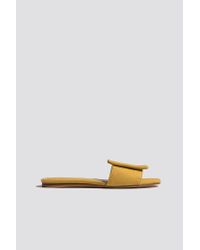 mango buckle flat sandals