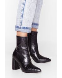 pointed toe booties