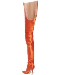 vetements orange boots