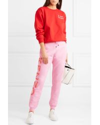 Pantalon De Survêtement En Jersey De Coton Imprimé KENZO en coloris Pink