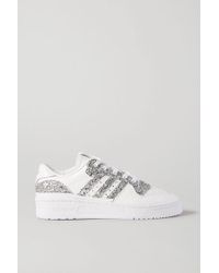 Baskets En Cuir À Paillettes Rivalry Low Cuir adidas Originals en coloris  Blanc - Lyst