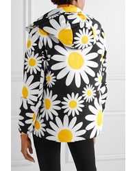 Moncler Genius Black + 0 Richard Quinn Connie Daunenjacke Aus Shell Mit Blumenprint Und Kapuze