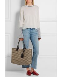 gucci medium turnaround reversible leather tote