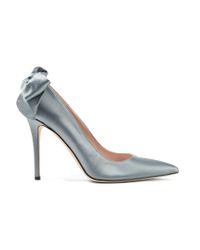 sjp lucille satin bow pump