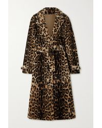 reversible leopard print coat