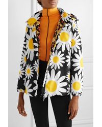 Moncler Genius Black + 0 Richard Quinn Connie Daunenjacke Aus Shell Mit Blumenprint Und Kapuze