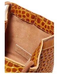 Rejina Pyo Rita Croc-effect Leather Tote in Tan (Brown) - Lyst