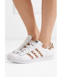 adidas superstar womens leopard