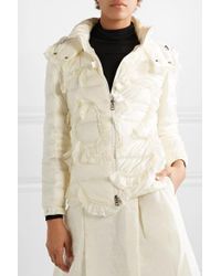 Moncler Genius Natural + 4 Simone Rocha Daunenjacke Aus Gestepptem Shell Mit Rüschen Und Verzierungen