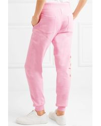 Pantalon De Survêtement En Jersey De Coton Imprimé KENZO en coloris Pink