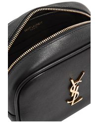 Saint Laurent Black Monogramme Blogger Leather Shoulder Bag