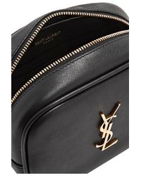 Saint Laurent Black Monogramme Blogger Schultertasche Aus Leder