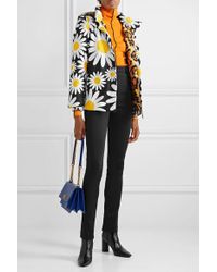 Moncler Genius Black + 0 Richard Quinn Connie Daunenjacke Aus Shell Mit Blumenprint Und Kapuze