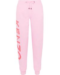 Pantalon De Survêtement En Jersey De Coton Imprimé KENZO en coloris Pink