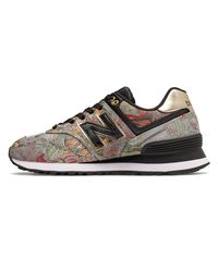 New Balance Suede 574 Sweet Nectar in Black - Lyst