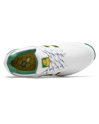 New Balance Fresh Foam Linkssl Golf Shoes in White/Green/Yellow 