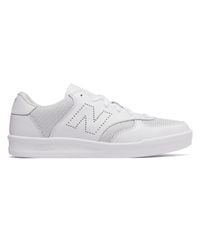 new balance 300 leather white