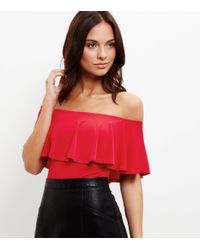 red bodysuit new look