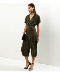 new look jumpsuit green